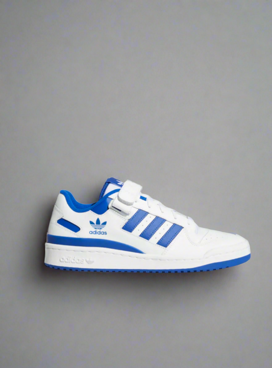 FORUM LOW SHOES -Cloud White / Royal Blue -fy7756