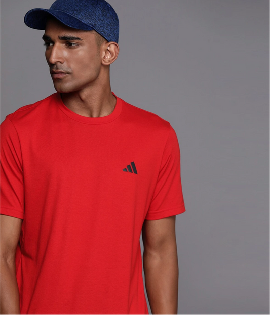 Adidas M TR-ES Comf TEE Men Printed Red Polyester T-Shirt-Iq0011