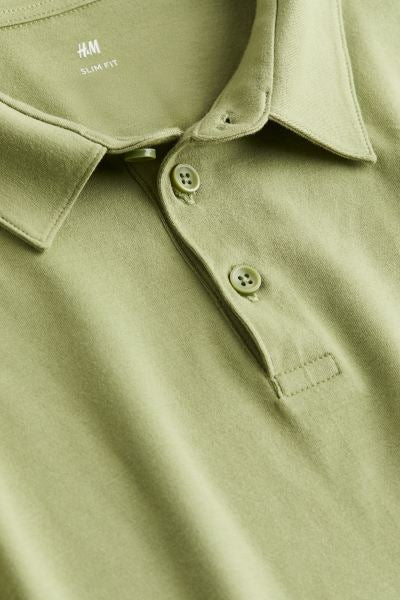 Slim Fit Polo shirt -Green -0956343070