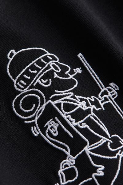 Loose Fit T-shirt -Black/Believe the Hike -1198328014