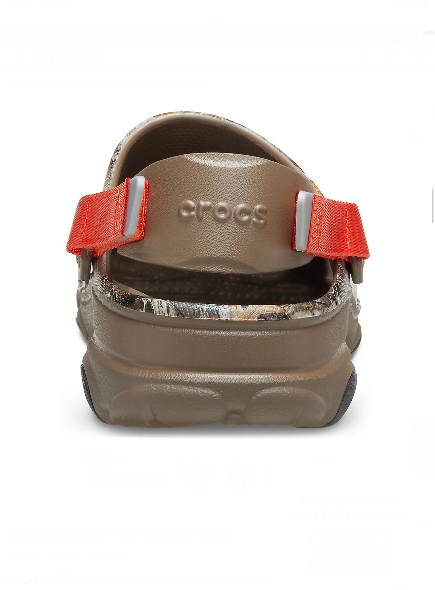 All-Terrain Realtree Edge™ Walnut Unisex Clog -206504-267