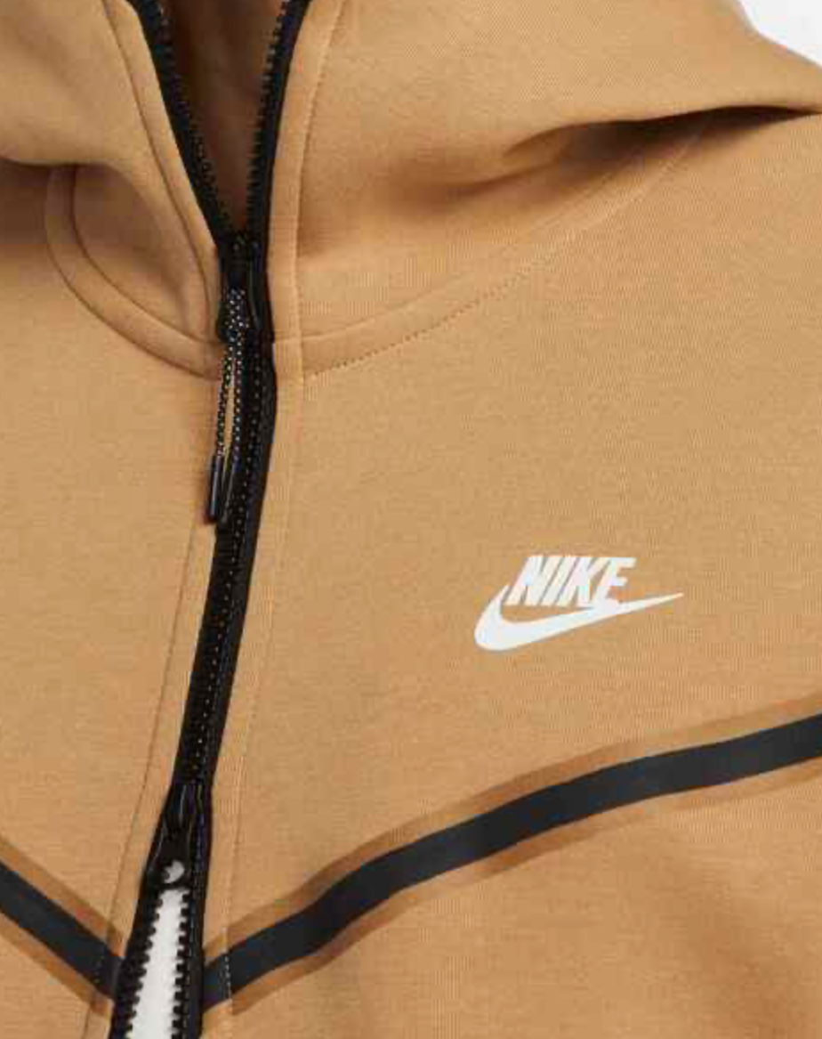 Striped Zip-Front Hoodie -cu4490-722