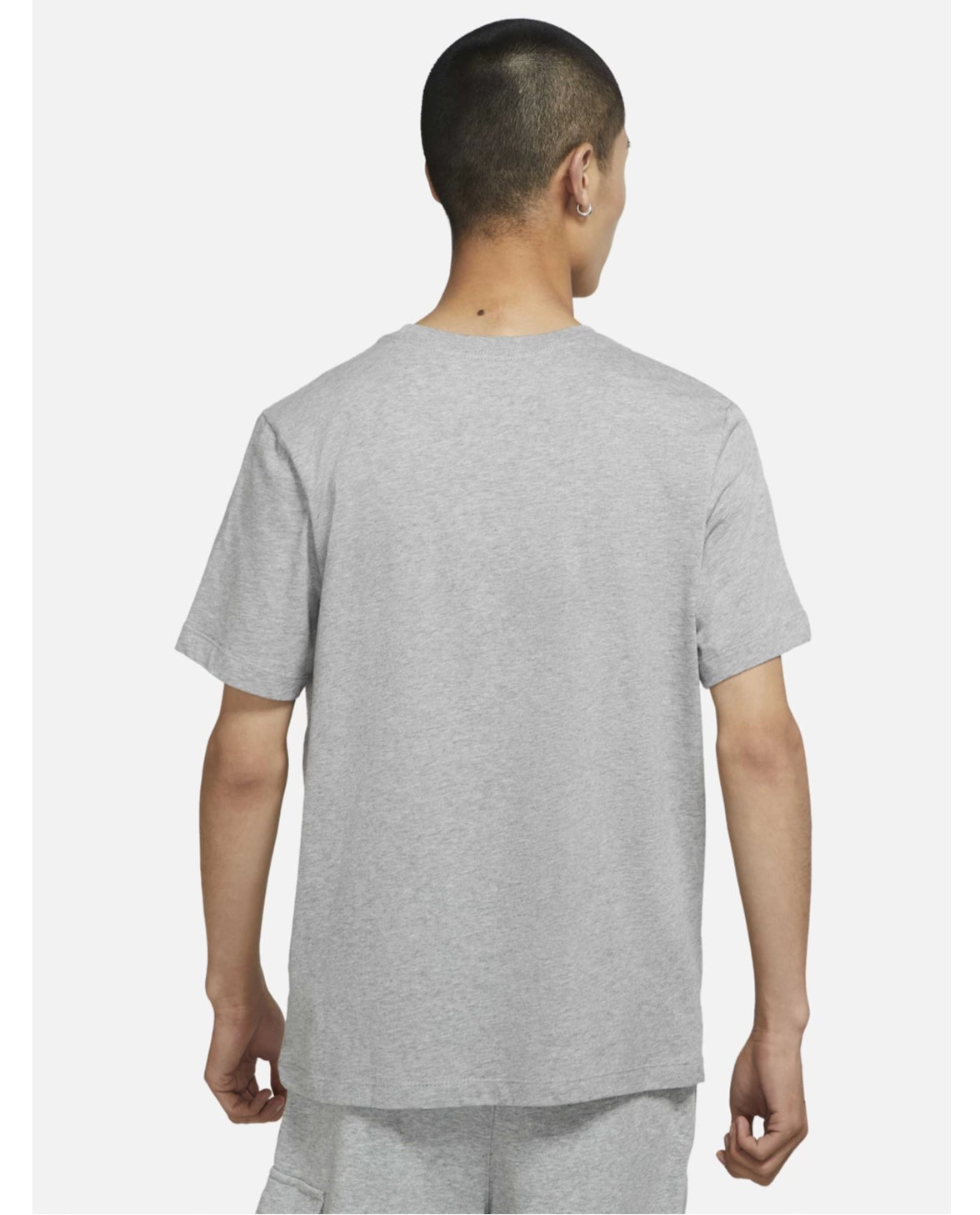Nike Round Neck Solid Grey T-Shirt-bv0508-063