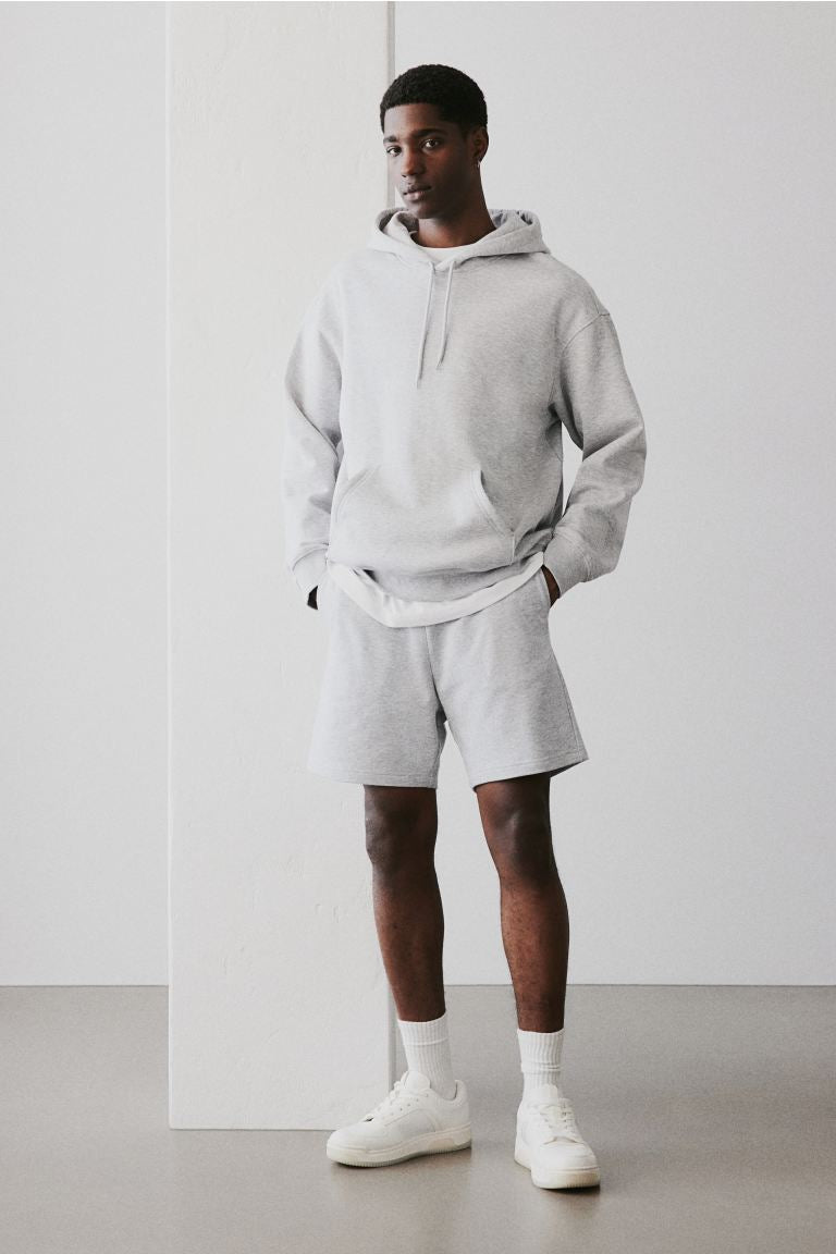 Regular Fit Sweatshorts -grey-1224295002
