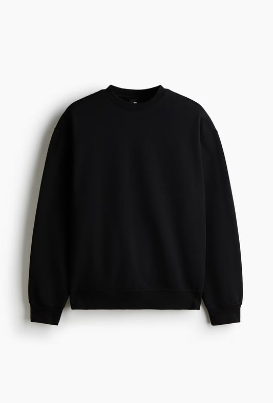 Loose Fit SweatShirt Black-1308076013/0970818001