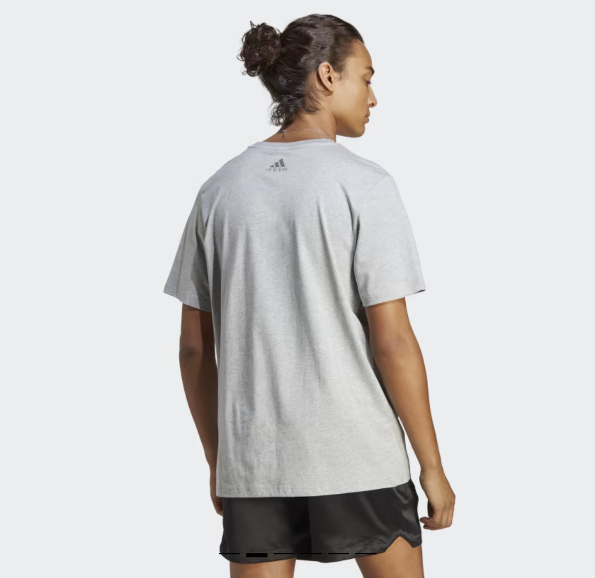 ESSENTIALS SINGLE JERSEY BIG LOGO TEE -ic9350
