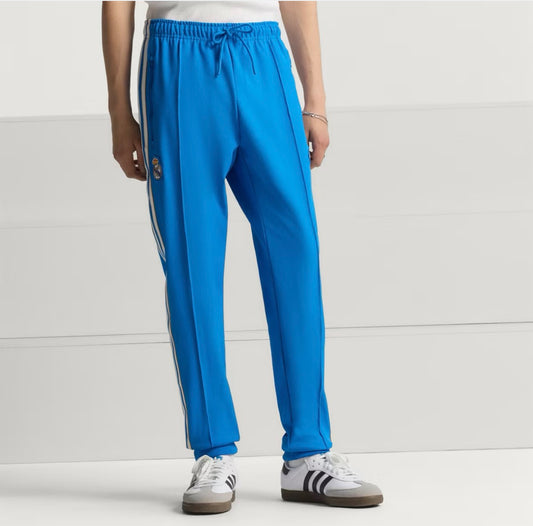 REAL MADRID TERRACE ICONS TRACK PANTS -Blue Bird / White -Jn3057