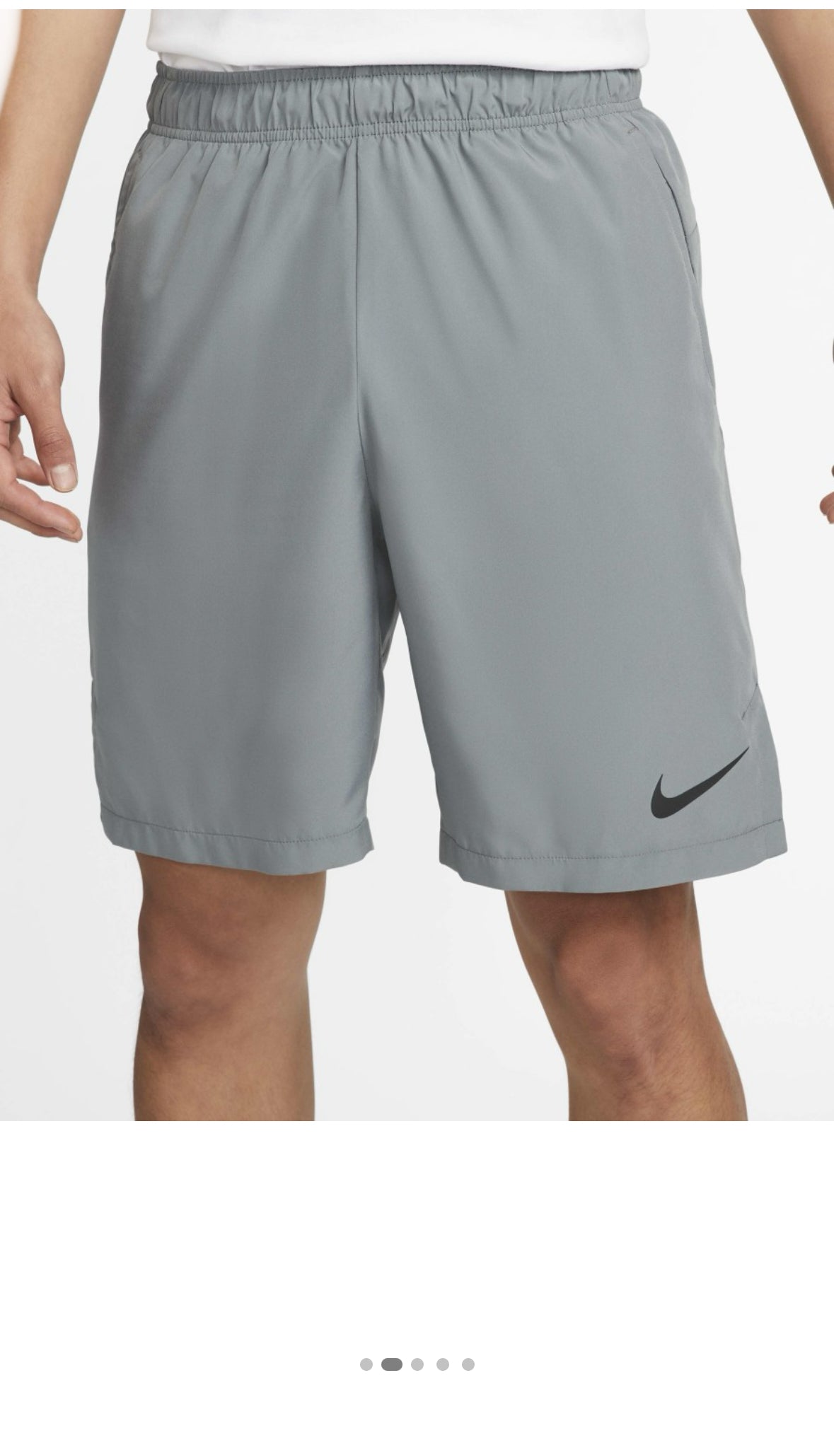 Solid Men Grey Sports Shorts-dm6618-084