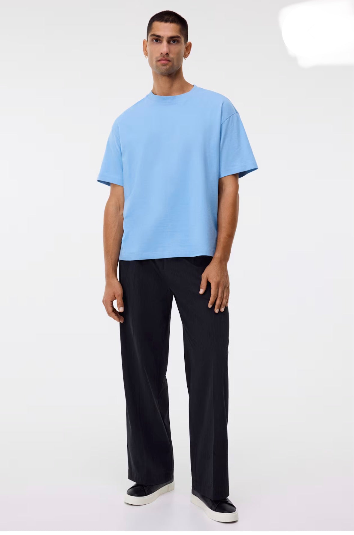 LOOSE FIT T-SHIRT -Light blue -1309319005