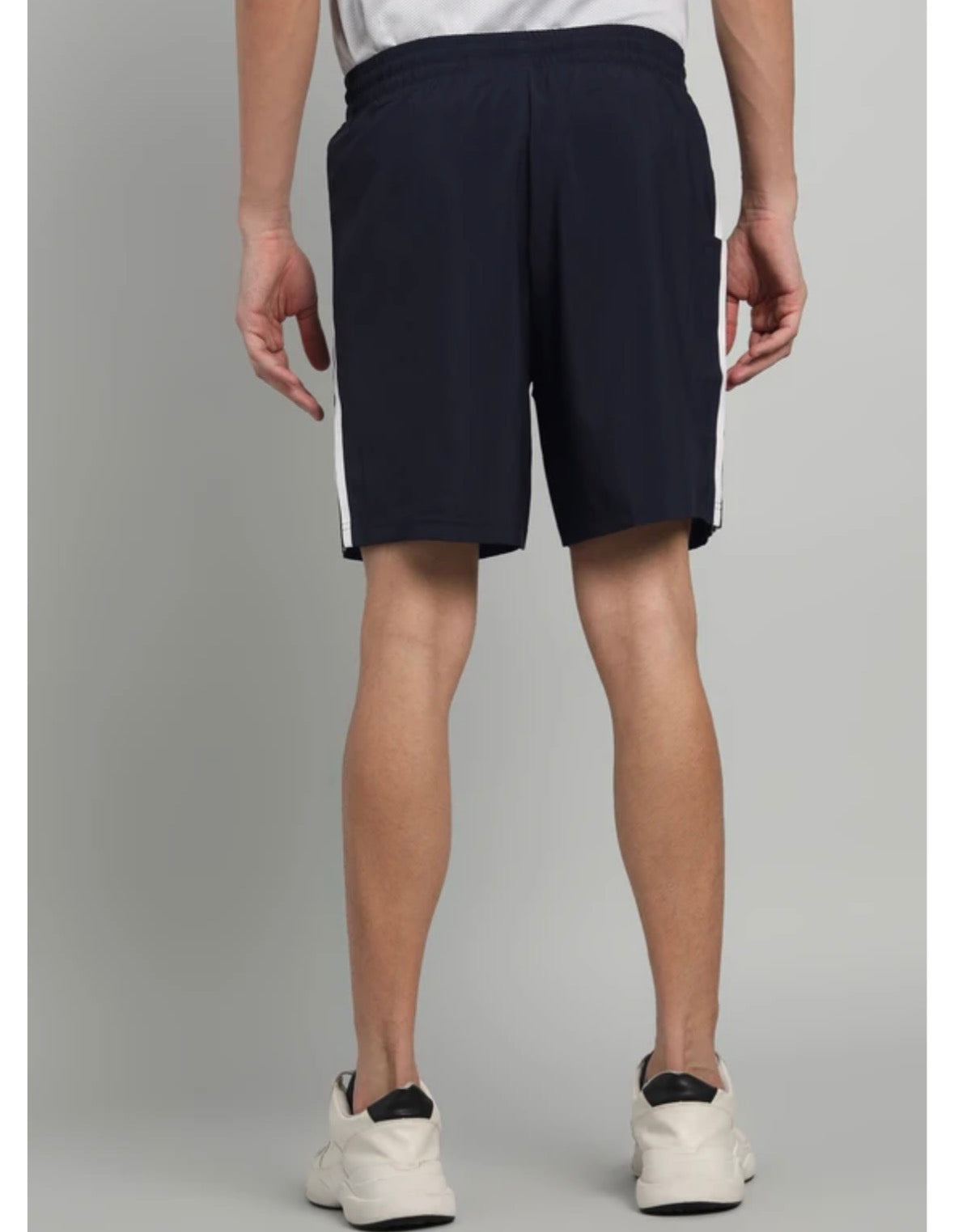 Adidas Solid Blue Shorts-Ic1485