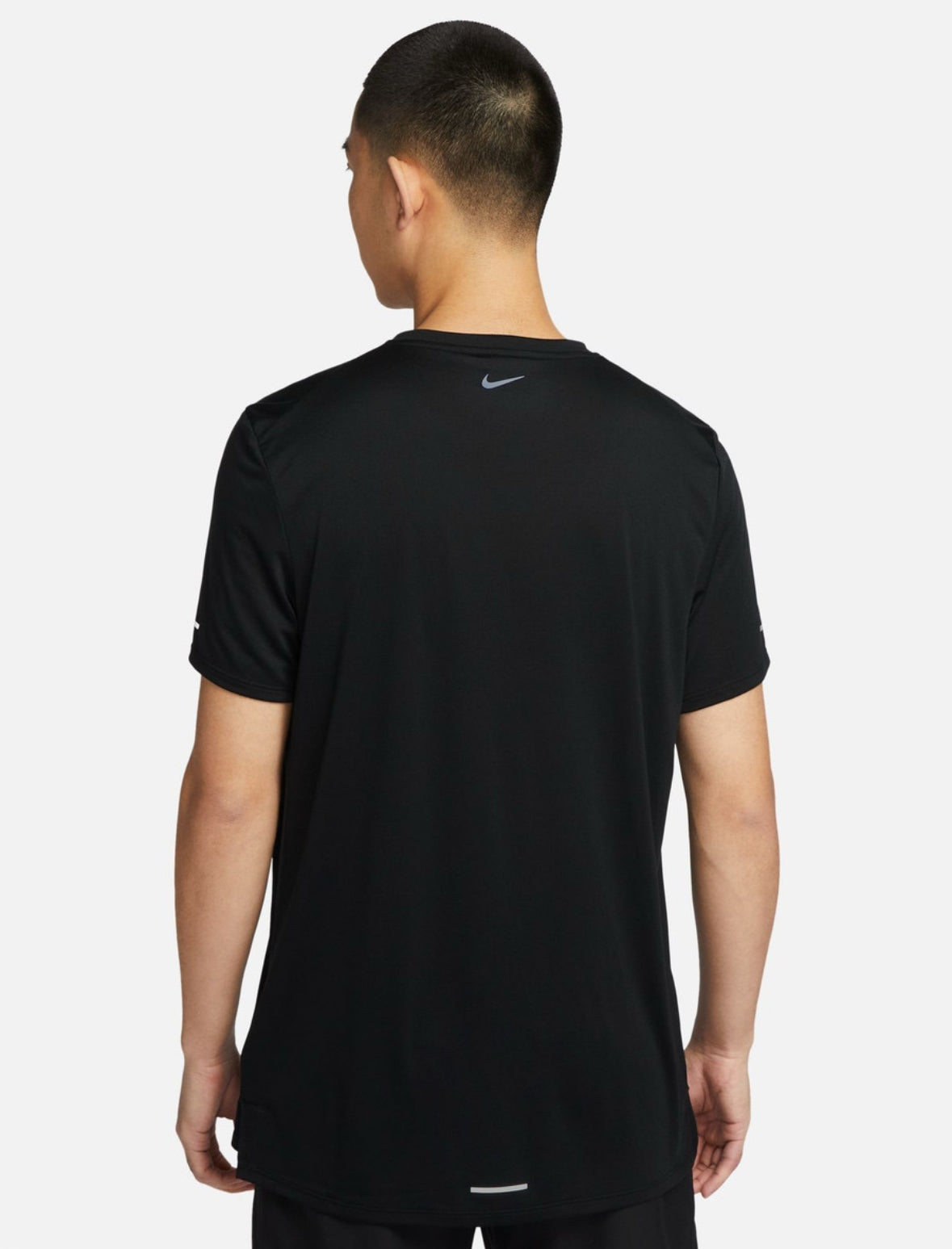 Men Printed Round Neck Polyester Black T-Shirts-fn3295-010