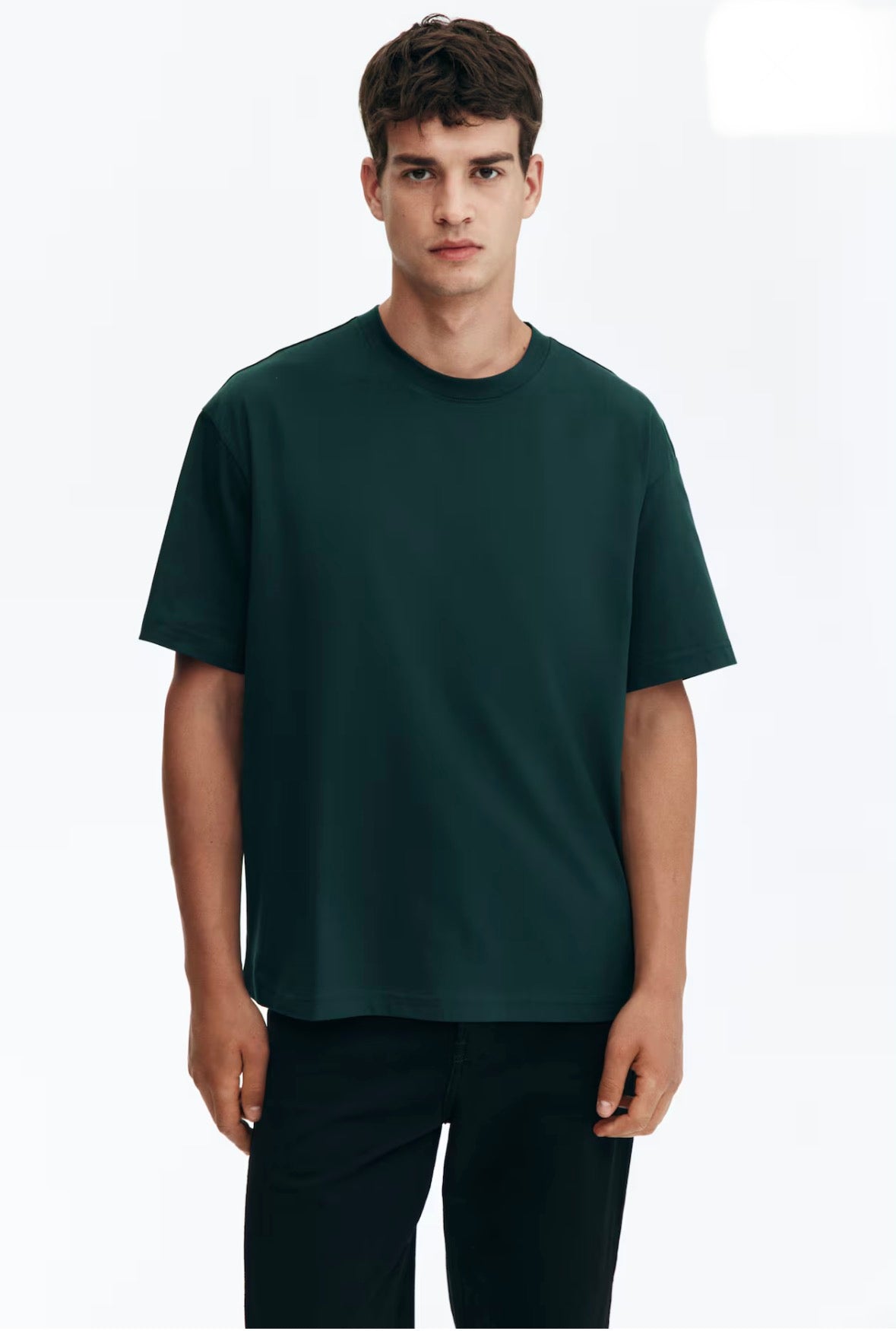LOOSE FIT T-SHIRT Forest green -1309319002