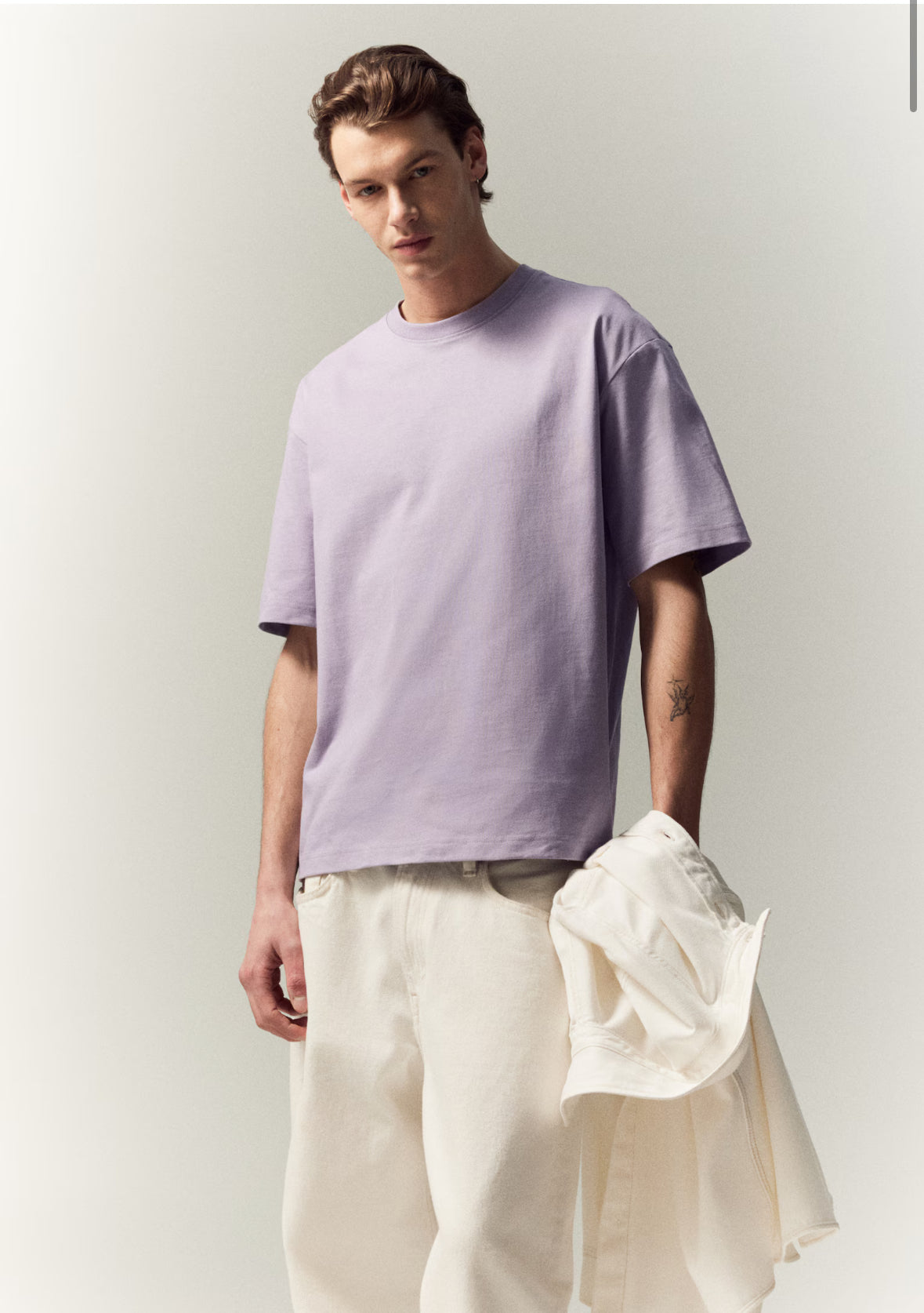 Loose Fit T-shirt -Purple -0608945140