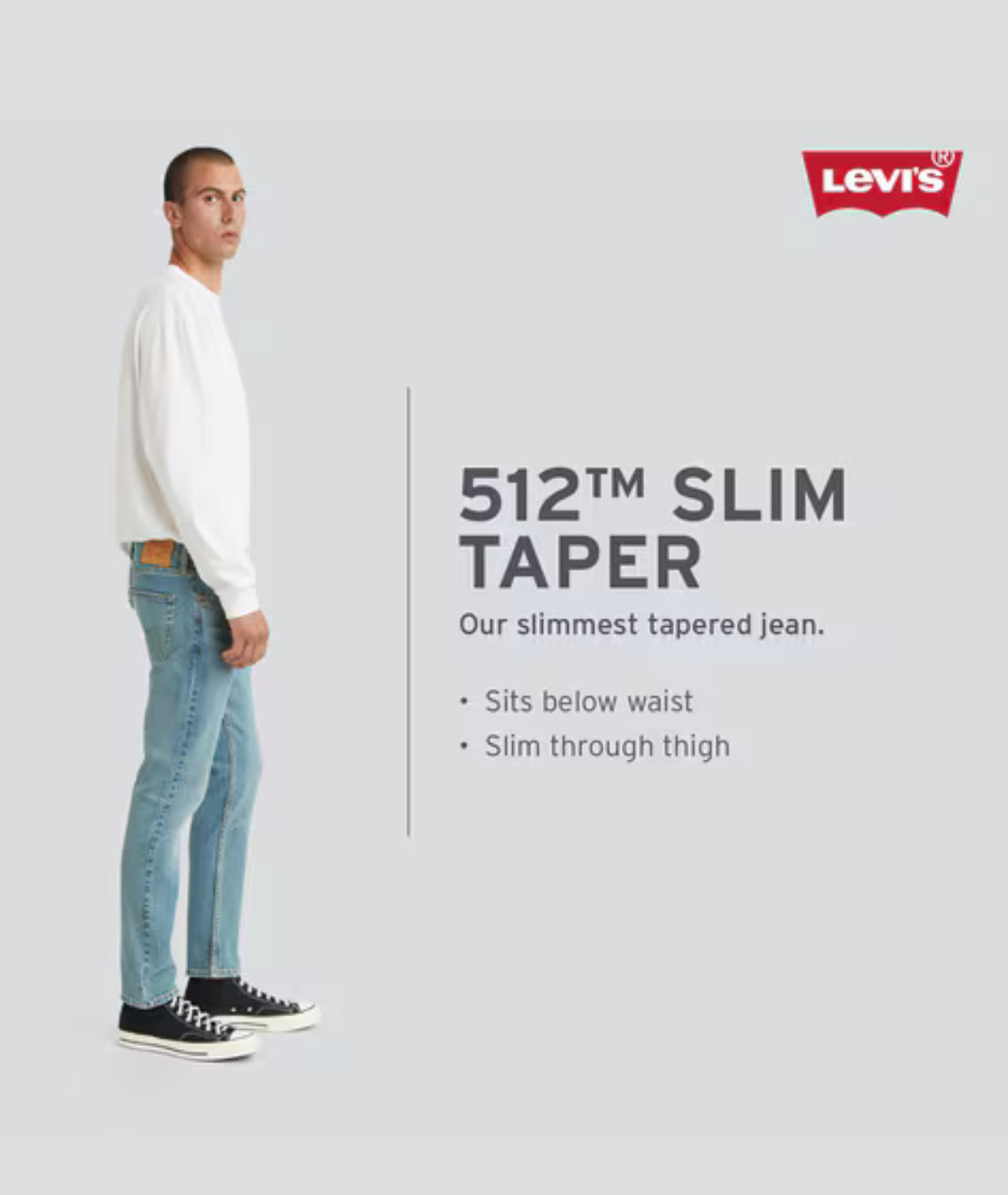 Men 512 Slim Tapered Fit Jeans -a7086-0113