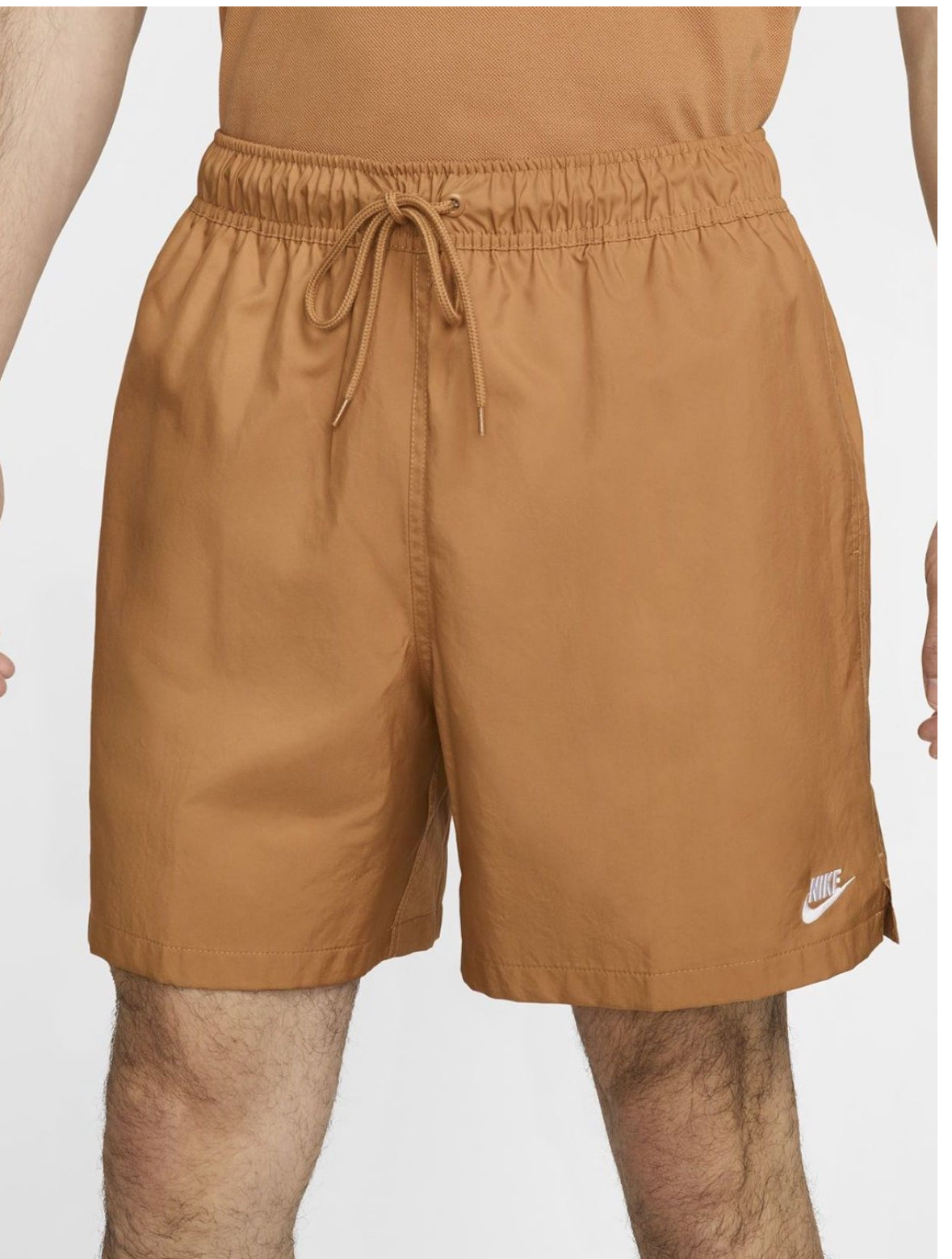Nike Club Men’s Mid-Rise Woven Flow Shorts-Brown-fn3308-224
