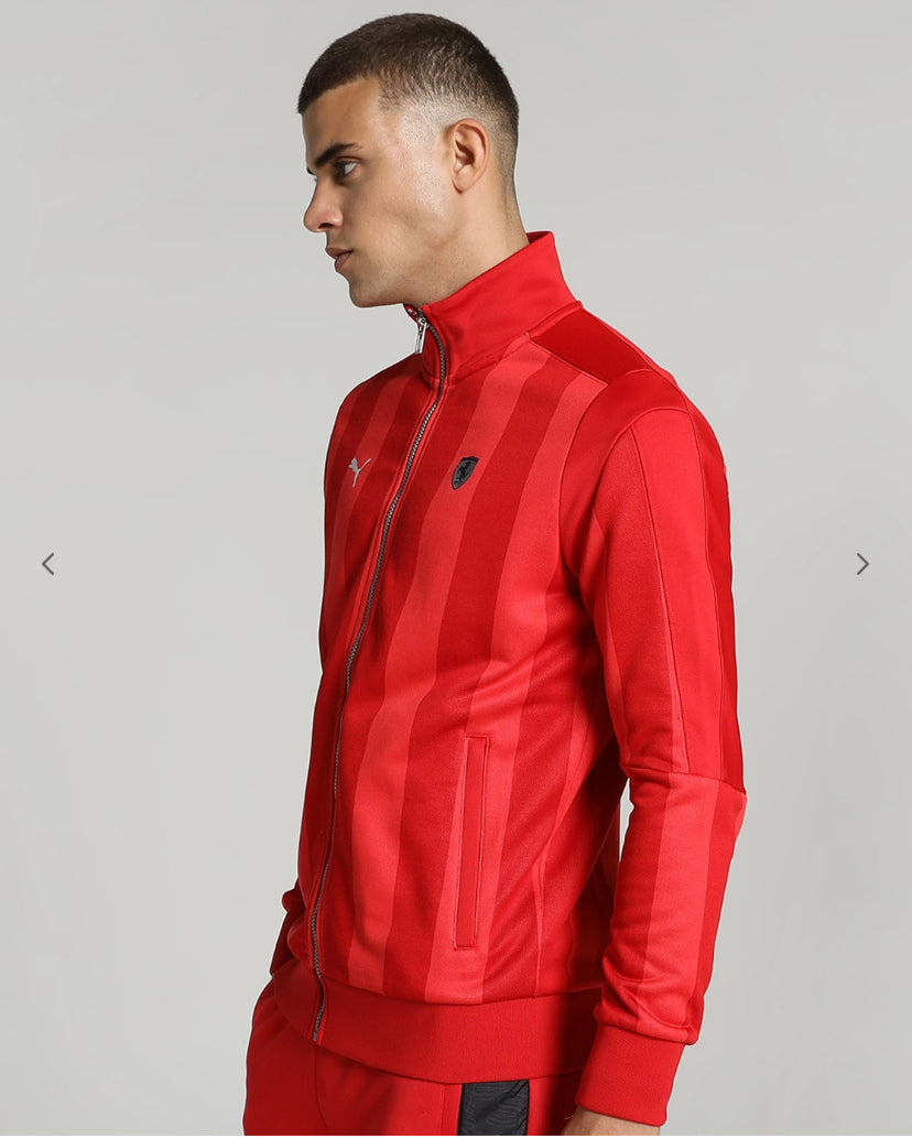 Men Scuderia Ferrari Style T7 Track Jacket-620988 02