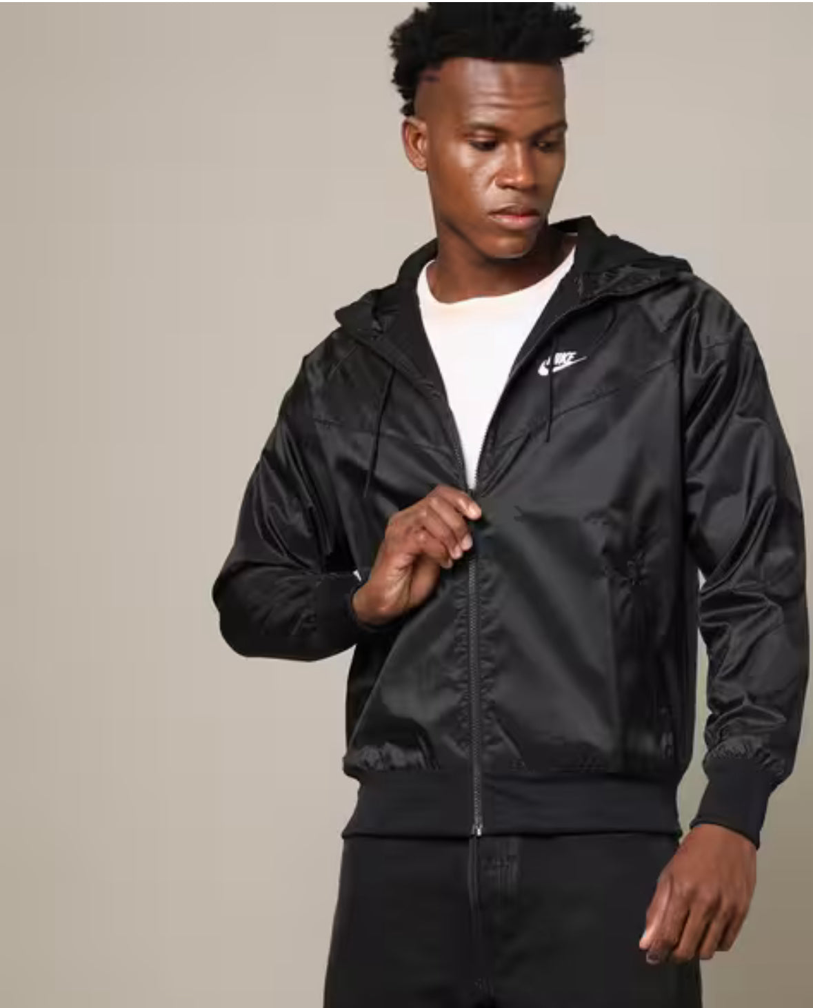 Nike Zip-Front Hooded jAcket Black-Da0002-010