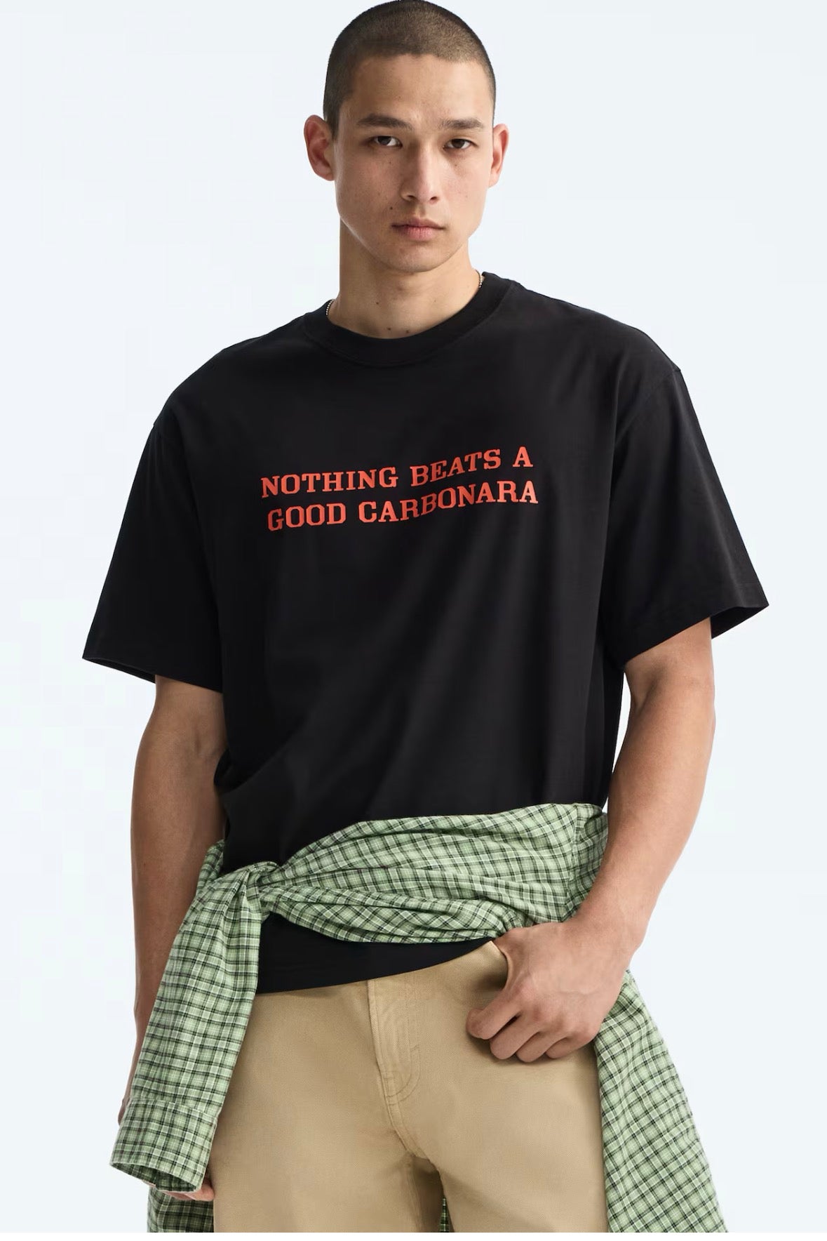 LOOSE FIT PRINTED Nothing beats a good
-T-SHIRT -Black-0967955192