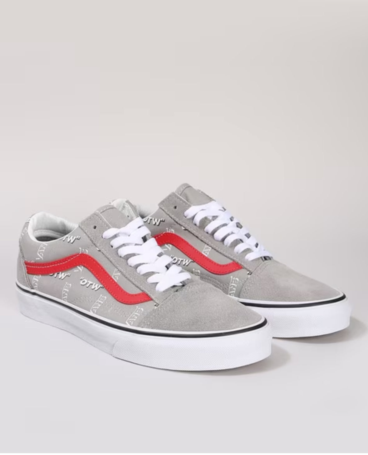 Old Skool Typographic Print Lace-Up Sneakers -71002976
