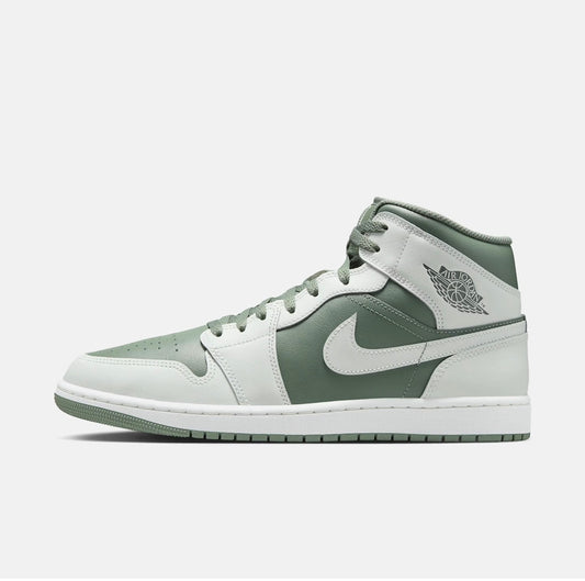 Air Jordan 1 Mid -Summit White|Vintage Lichen -Dq8426-107