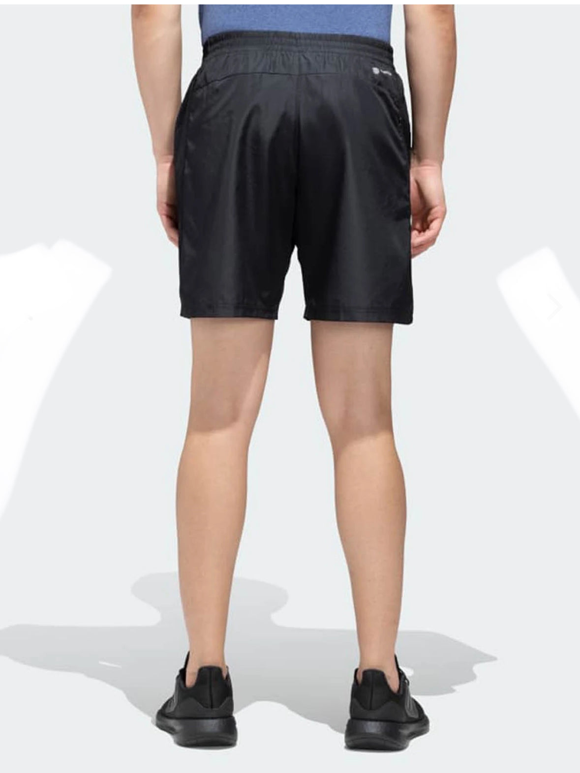 Adidas Mid Black Regular Fit Striped Sports Shorts-it9992