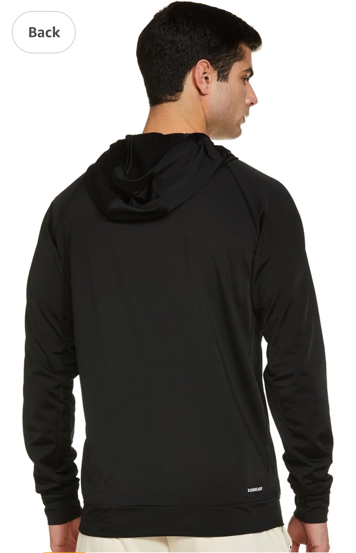 GYM+TRAINING SMALL LOGO HOODIE -iw2936