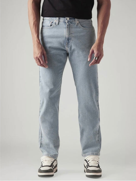 Men straight Fit Mid Light Blue Jeans-005RC-0062