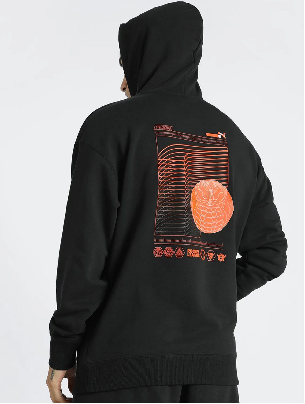 X Rocket League Men’s Relaxed Fit Hoodie-627435 01