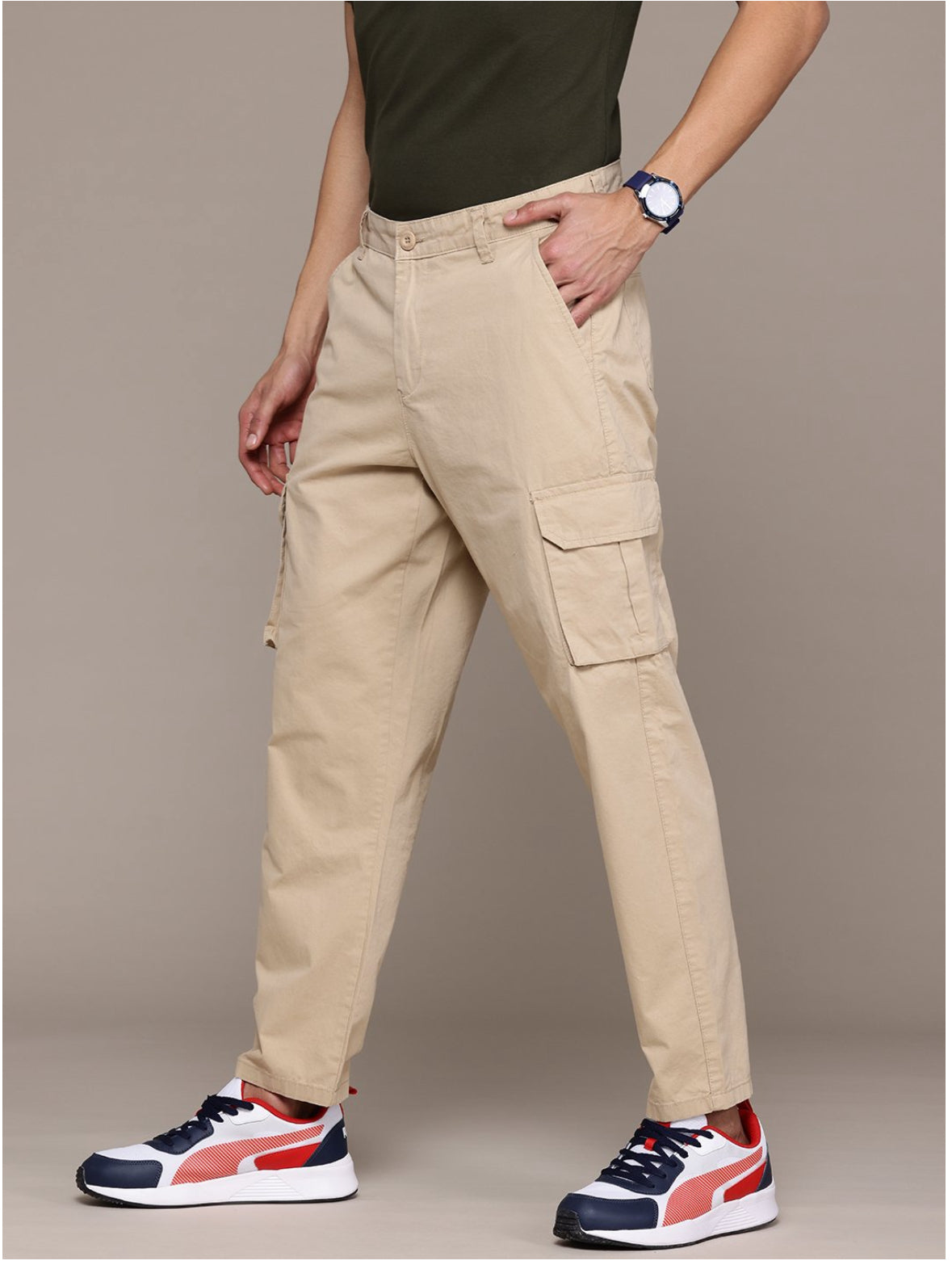 The lifestyles Co. Men Relaxed fit Cargos-30195787