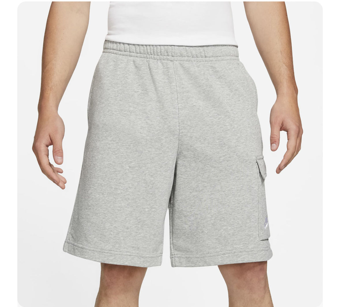 Nike Men solid Grey Sports Shorts-dd7015-063