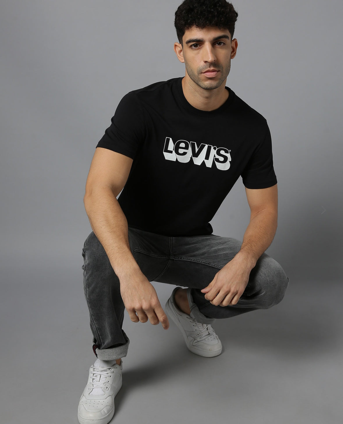 Men Brand Print Regular Fit Crew-Neck T-Shirt-16960-1196