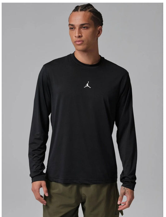 Jordan Sport Essentials men ‘s Dri-Fit Long Sleeve T-Shirts-If0887-010