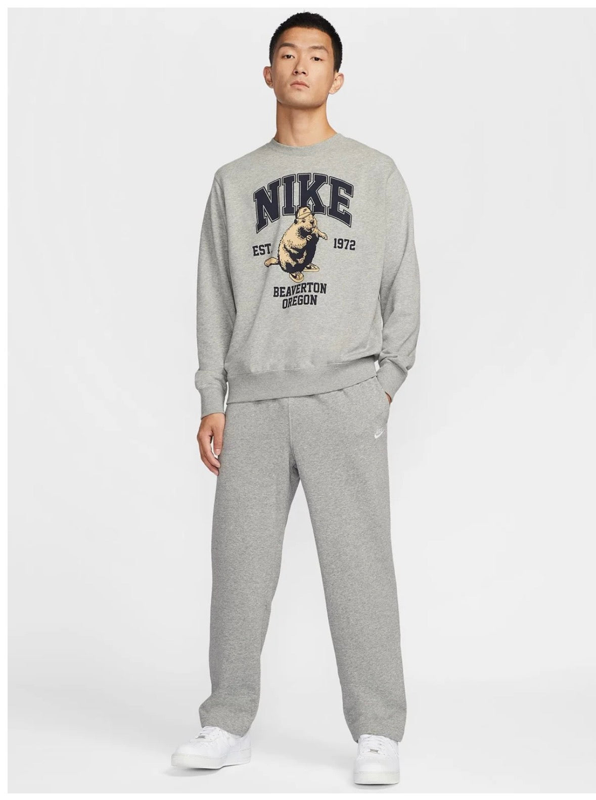 Nike Club Men’s French Terry Open-Hem Trousers-Hq4423-063