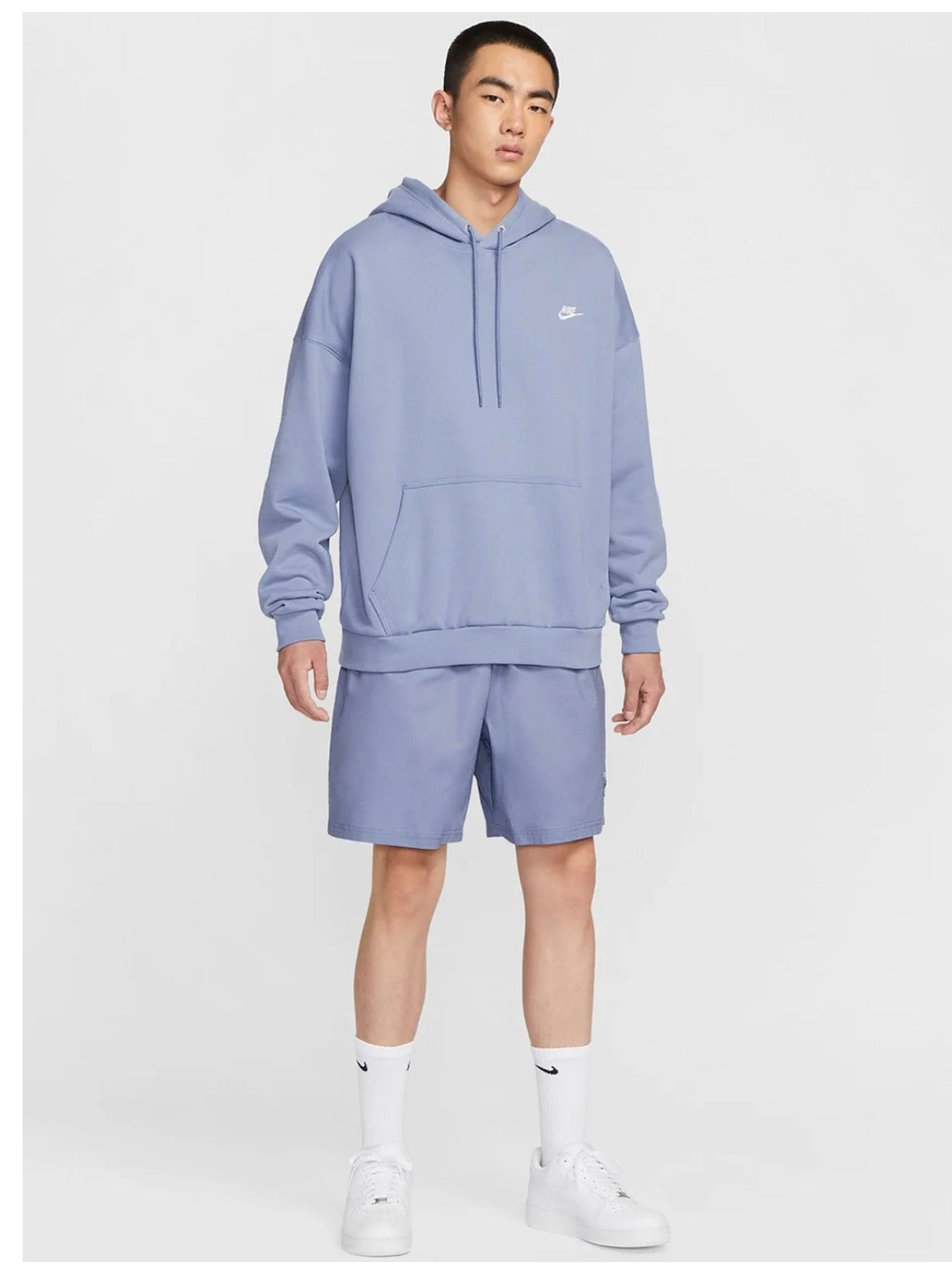 Nike Club Fleence oversized French Terry Pullover Hoodie-Hj1817-499