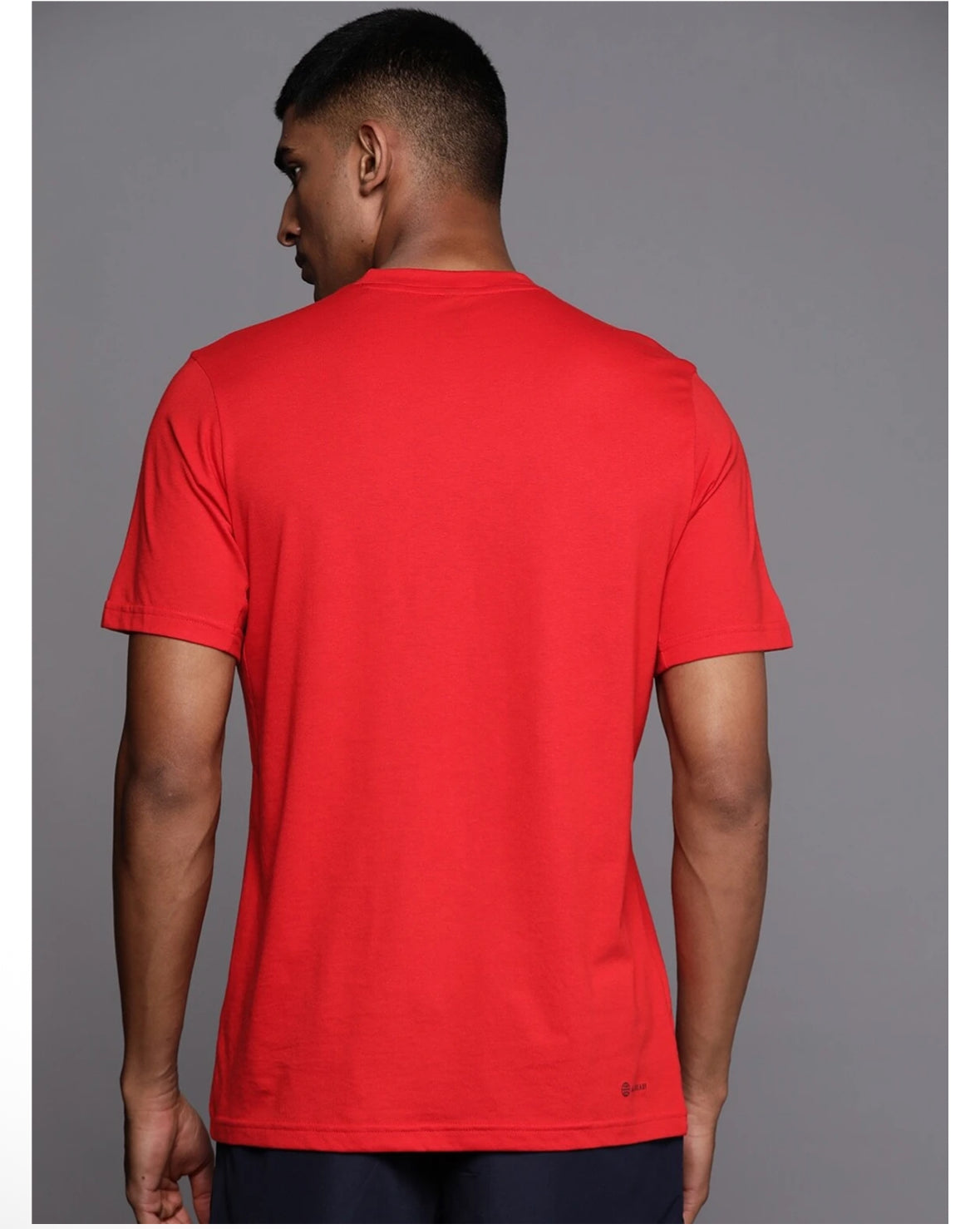 Adidas M TR-ES Comf TEE Men Printed Red Polyester T-Shirt-Iq0011