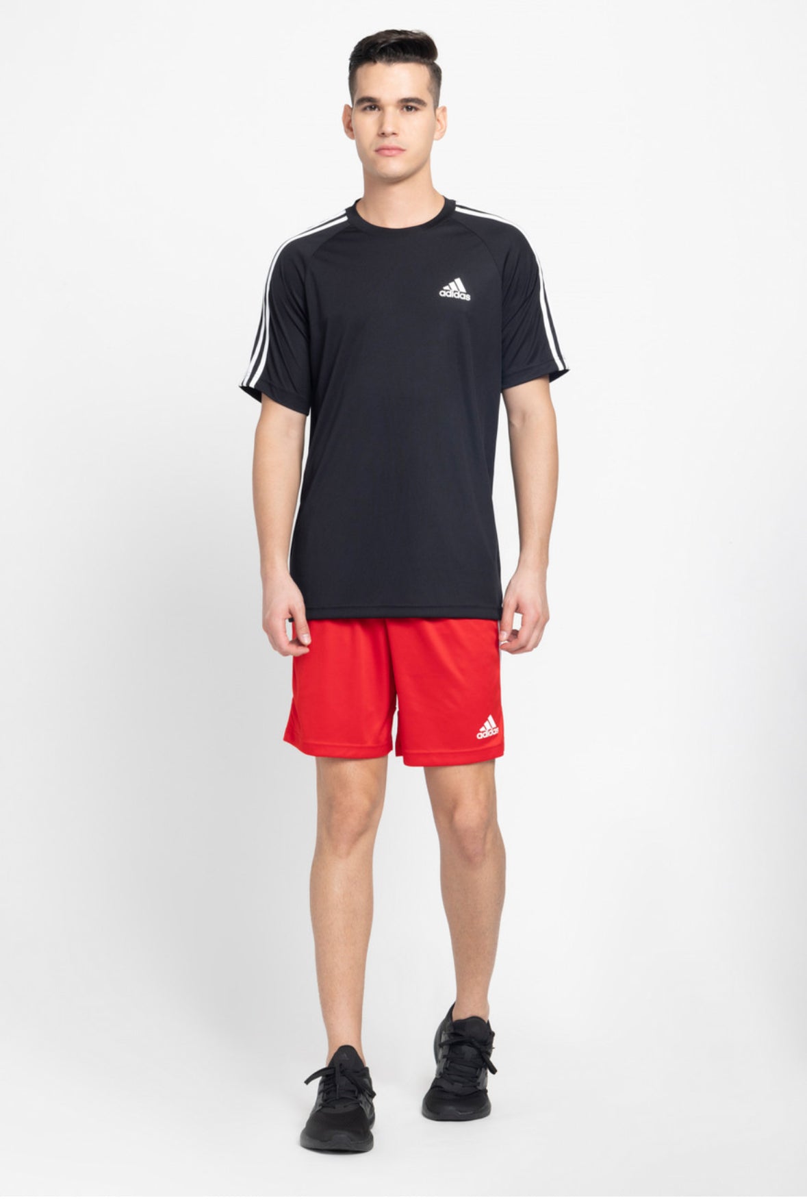 M Sereno 3 S Men printed Crew neck polyester black t-shirt-h28925