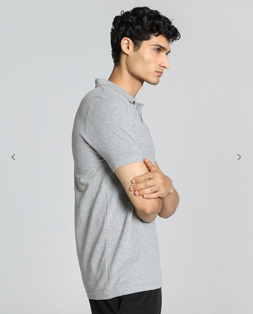 Logo Print Slim Fit Polo T-shirt-849348 95