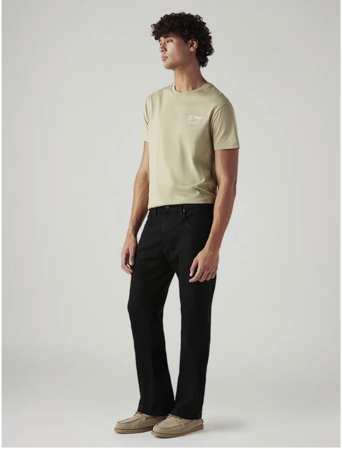 MEN'S 517 BLACK BOOTCUT MID RISE JEANS -0064x-0030