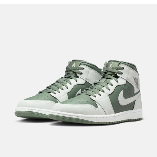 Air Jordan 1 Mid -Summit White|Vintage Lichen -Dq8426-107
