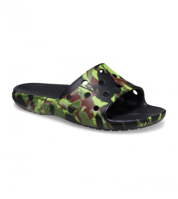 CLASSIC CROCS SPRAY CAMO SLIDE -208252-001