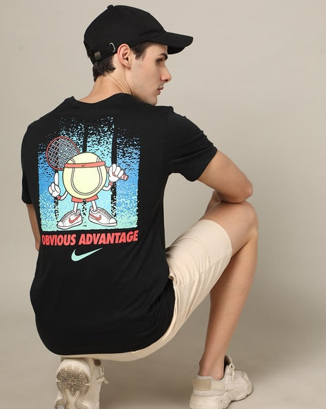 Men Printed Regular Fit Crew-Neck T-Shirt -fn0788-010