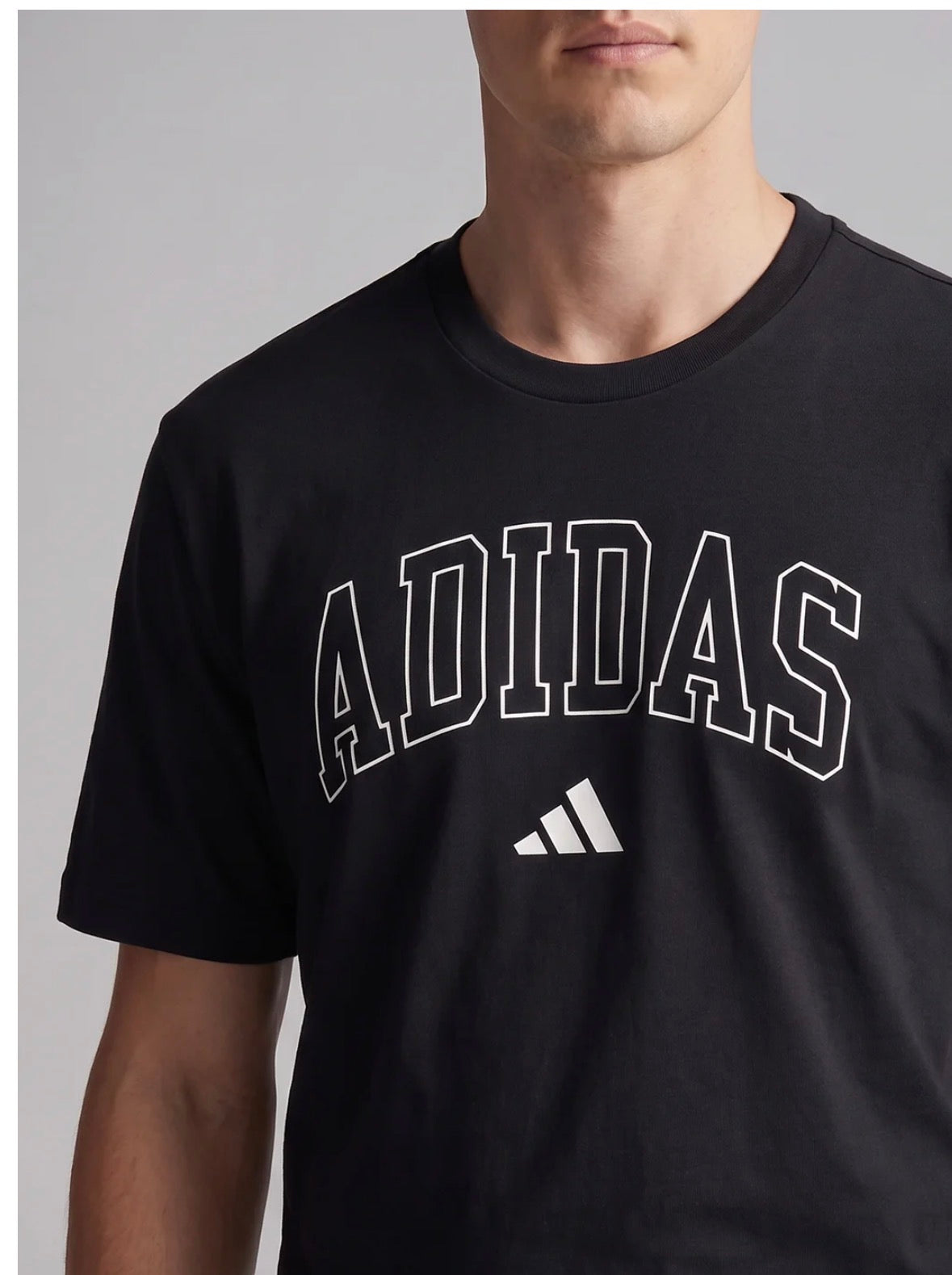 Adidas Brand Logo Printed T-shirt-Kq8951