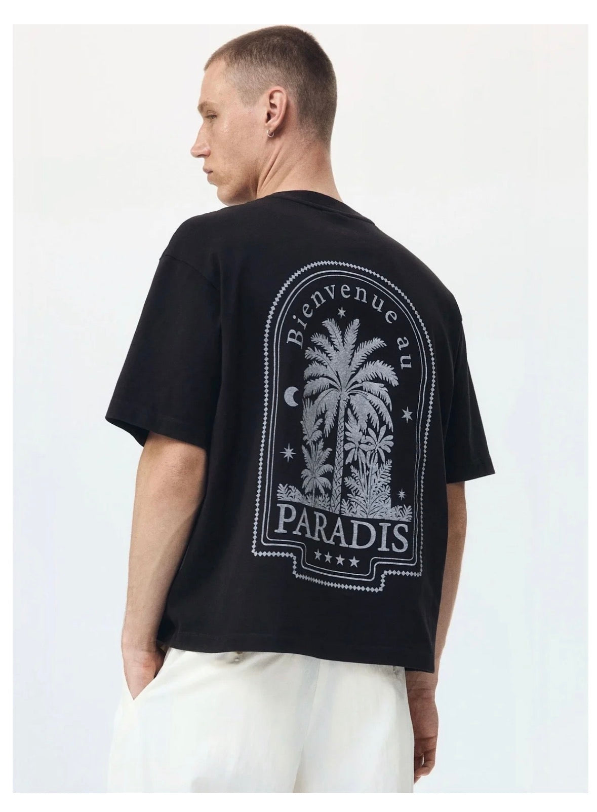 Relaxed fit printed Cotton-1346065003