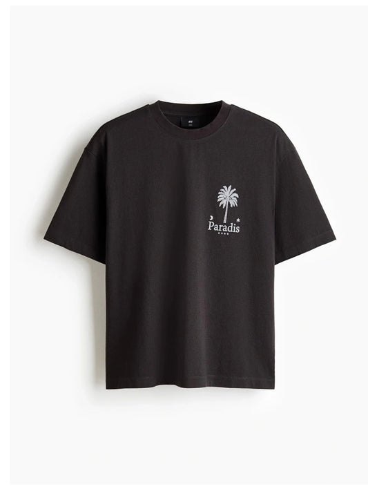 Relaxed fit printed Cotton-1346065003