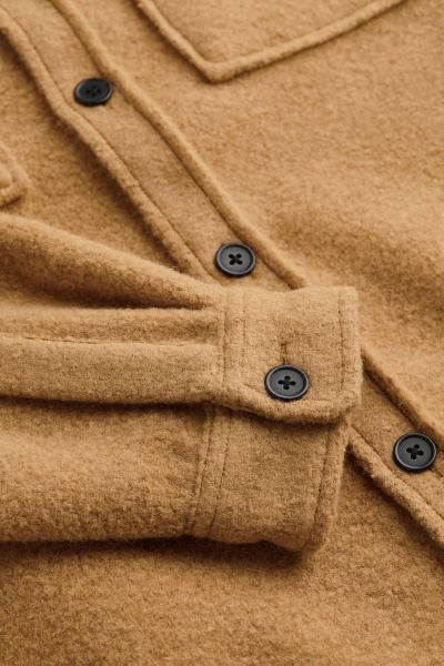 Relaxed Fit Overshirt -Mustard yellow -1122876001