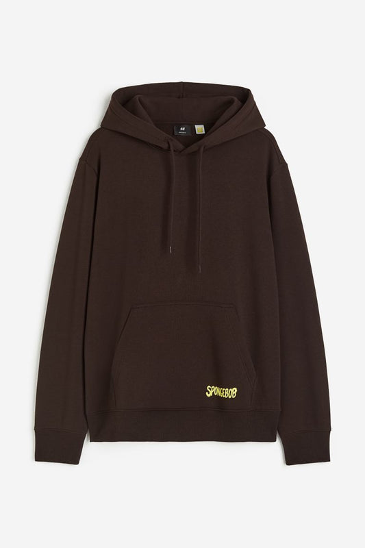 Regular Fit Hoodie -Brown/SpongeBob -0846933128