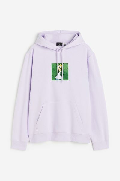 Regular Fit Hoodie -Light purple/The Simpsons -0846933121