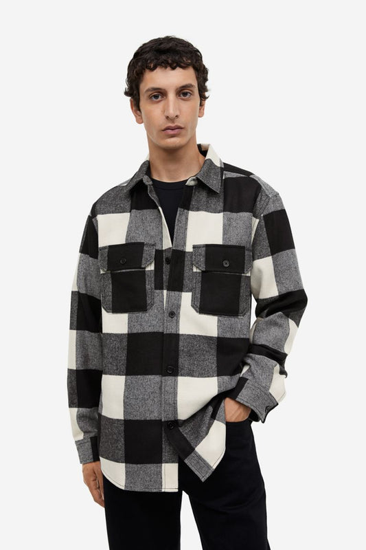 Overshirt Black/Checked -0875217043