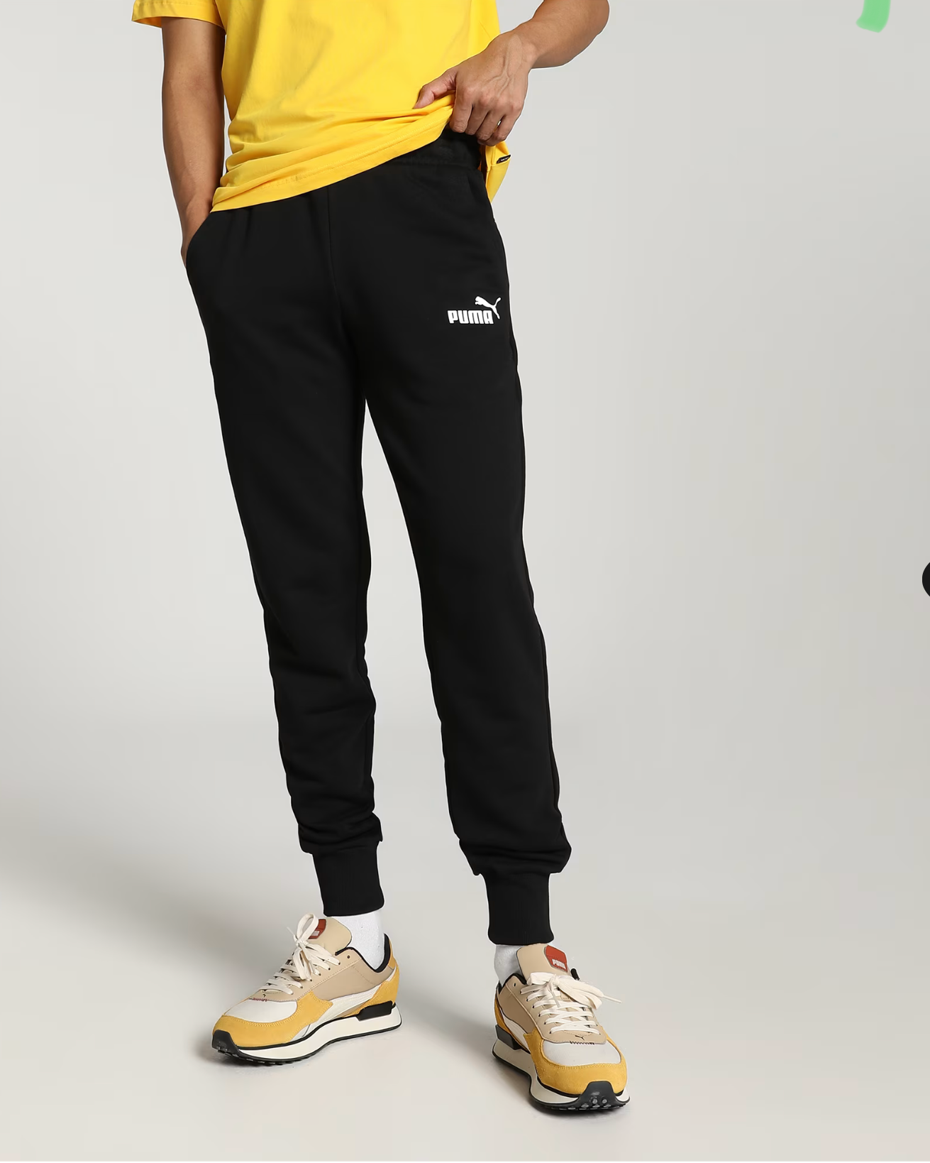 PUMA Essentials Skinny Fit Sweatpants in Gray for Men