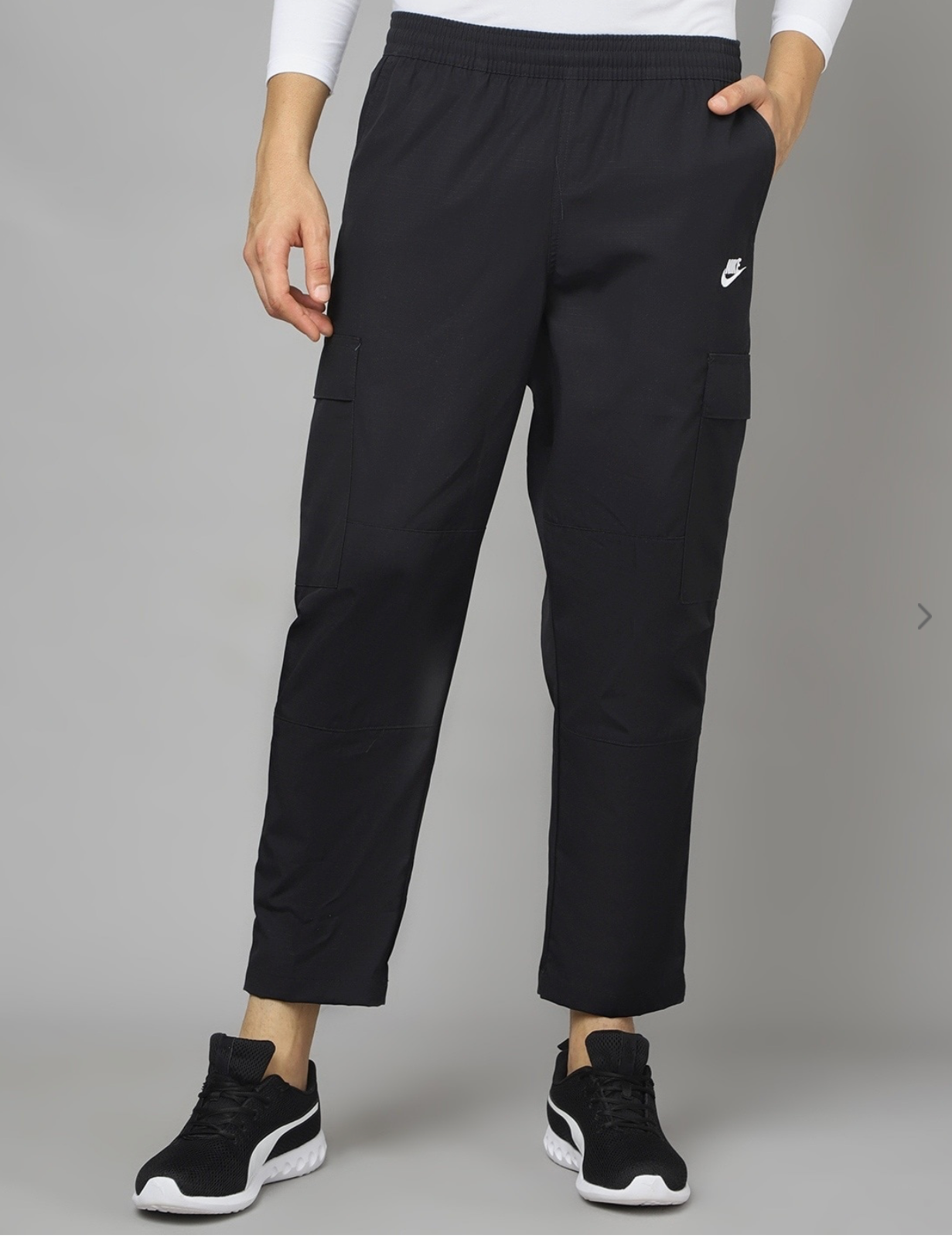 Men trackpant with elastic waist-dx0614-010